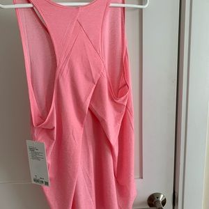 Pink Lululemon Pleated Tank Size 12